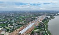 新建昌九高鐵南昌東站動車所主體完工
