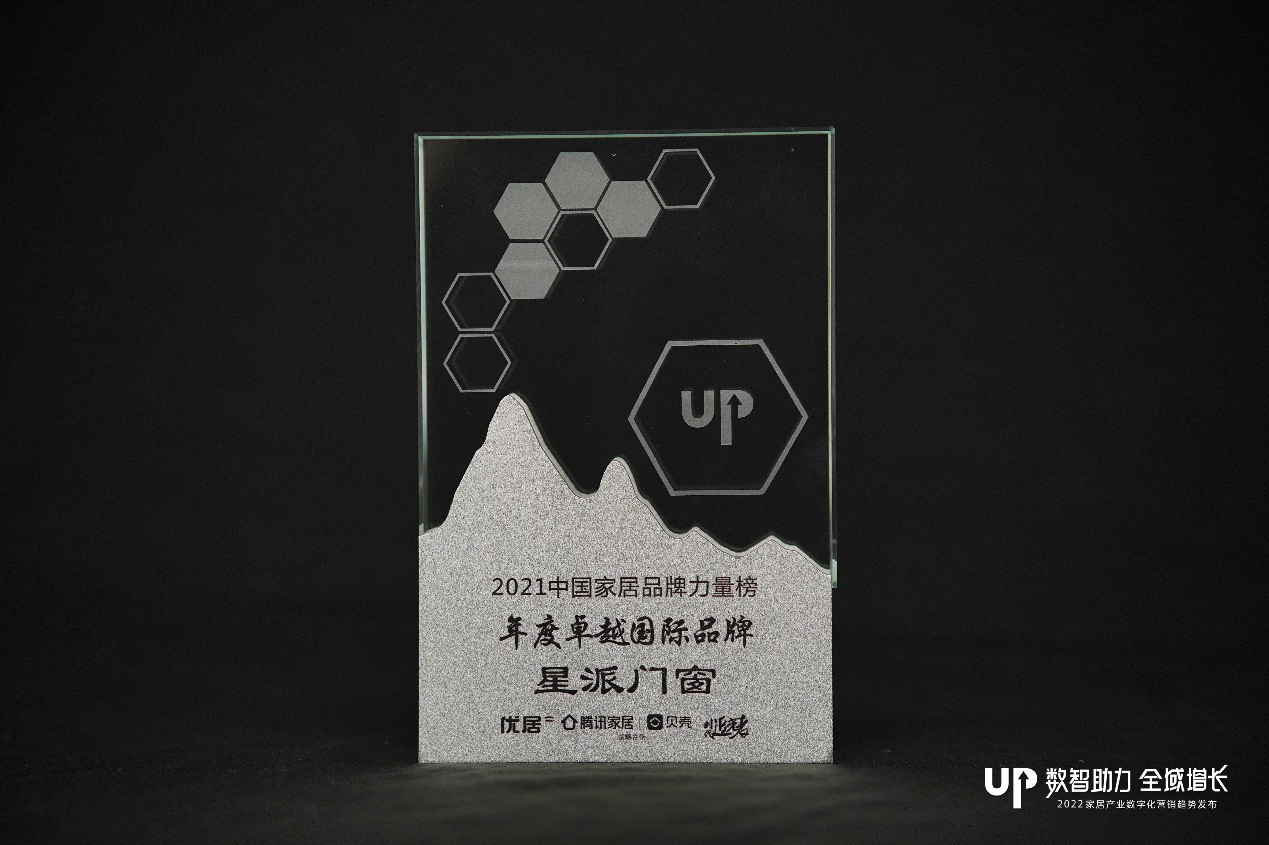 星派門窗實(shí)力斬獲“年度卓越國(guó)際品牌”！