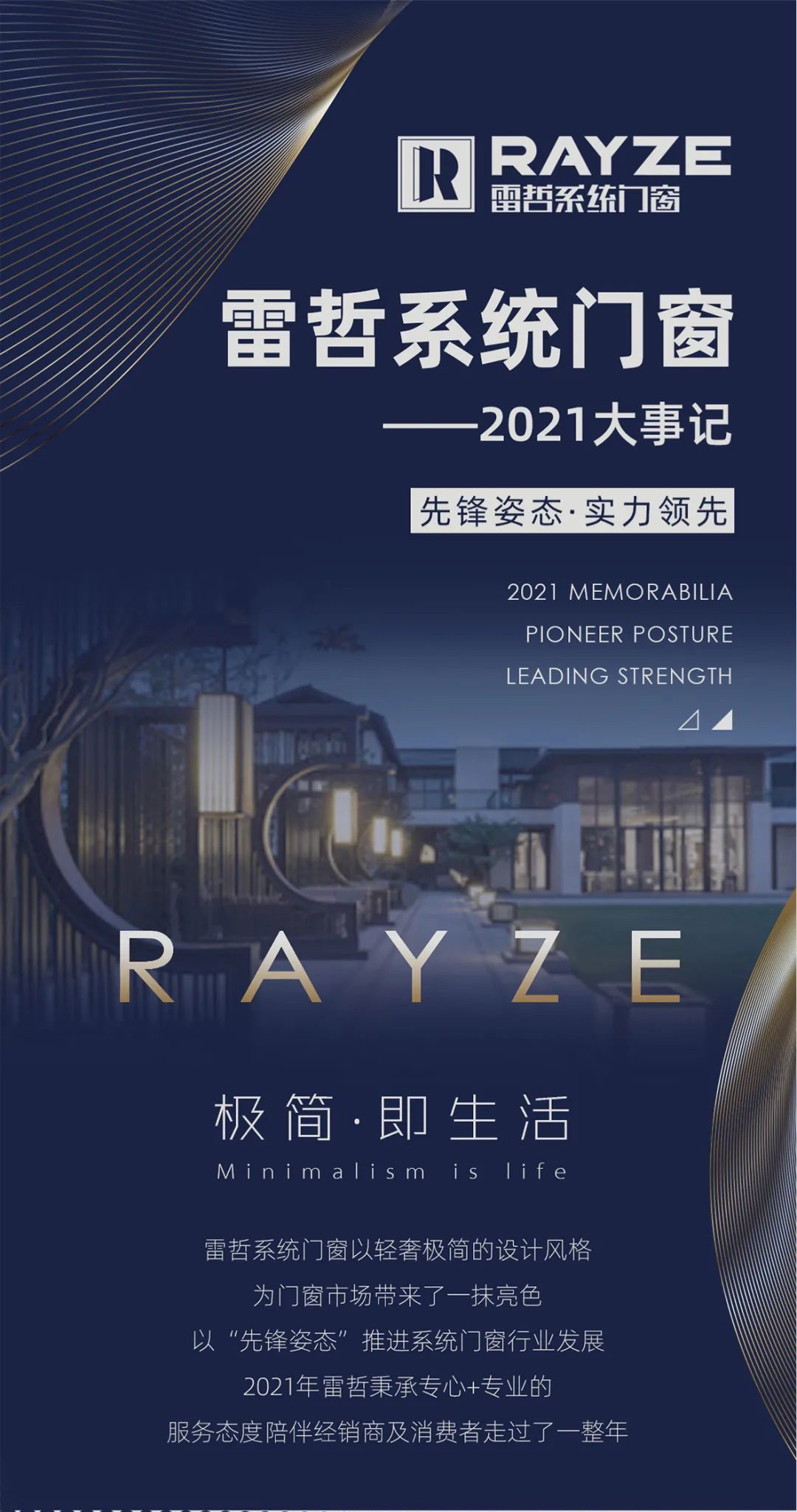 雷哲系統(tǒng)門窗2021大事記|先鋒姿態(tài)實(shí)力領(lǐng)先，贏戰(zhàn)2022