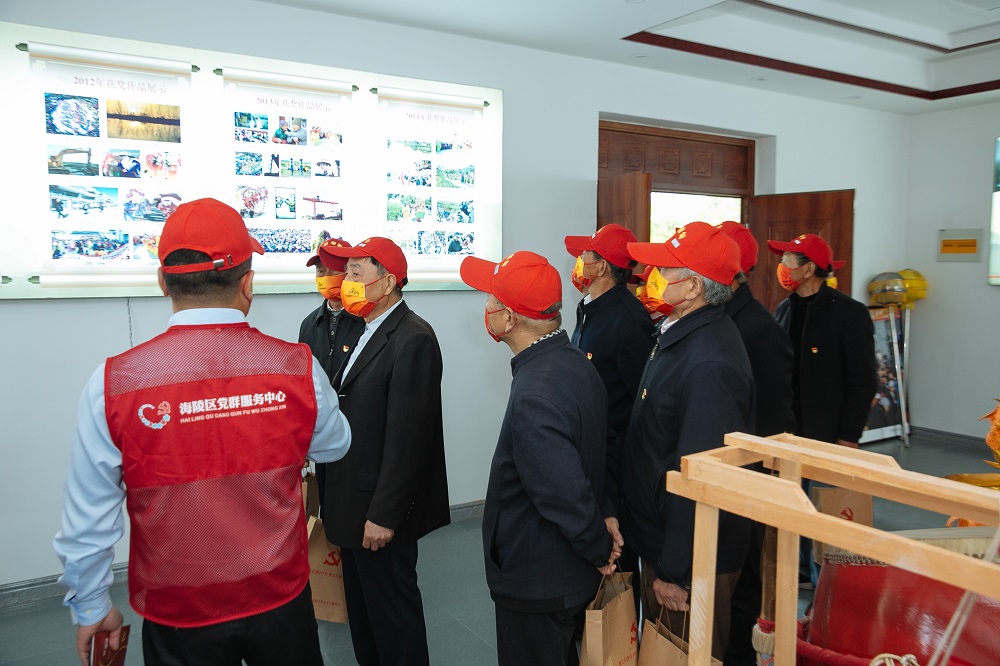 泰州海陵區(qū)唐甸村“透過非遺話村史，樹立自信展未來”主題黨日