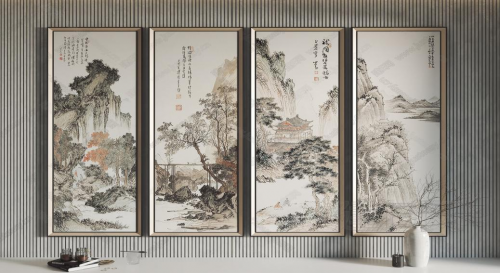 千年舟新花色鑒賞丨風(fēng)雅四藝之掛畫