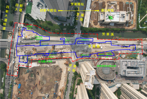 抓住每年僅兩次停電機會，12號線地鐵站建設(shè)又有新進展