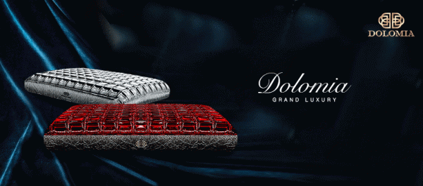高價值名枕的代表DOLOMIA，從頭到尾精工出品，無可挑剔的藝術珍品
