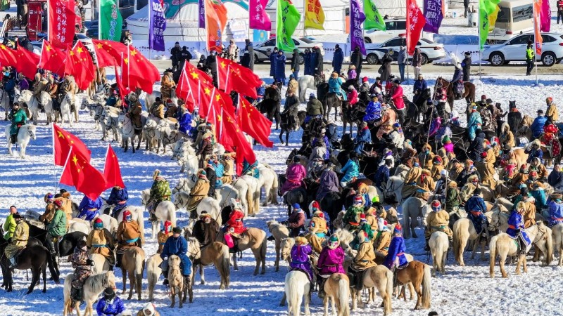 助民增收，馬力十足 2024錫林郭勒冬季蒙古馬超級(jí)聯(lián)賽總決賽燃情開賽